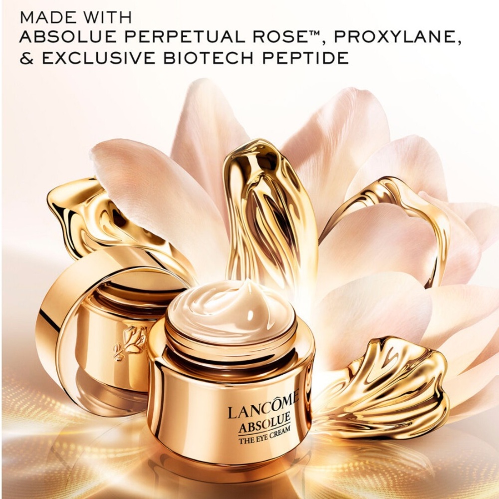 NIB Lancome Absolue The Eye Cream 5ml Revitalizing with Biotech Pearl - Picture 3 of 5